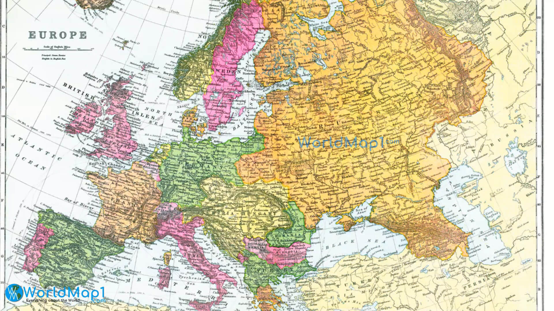 Europe History Map